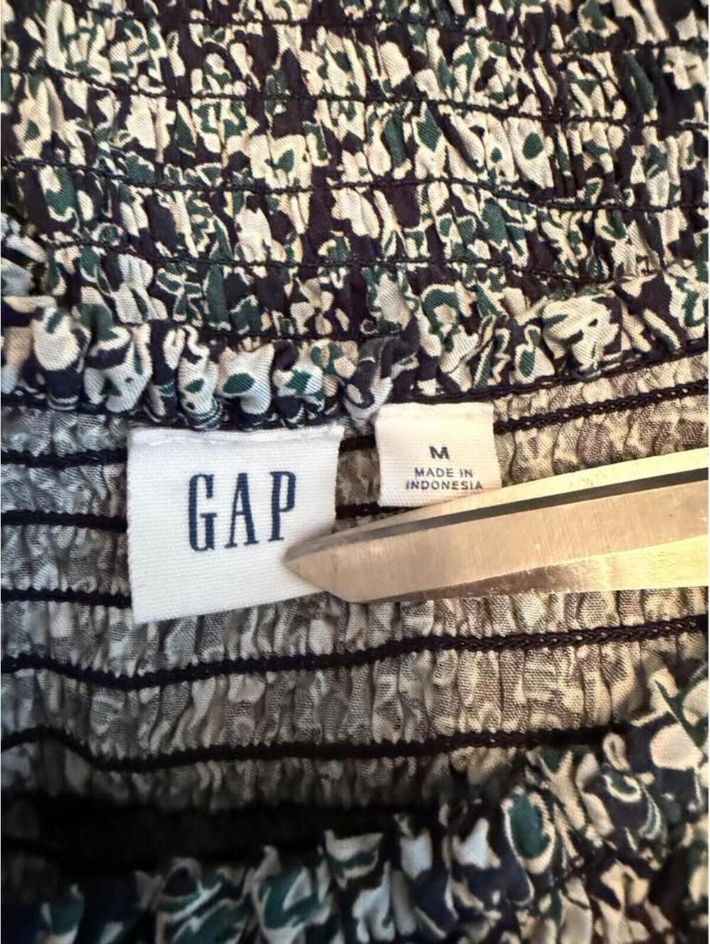Gap Babydoll Dress 100% Cotton Women’s Medium - Picture 5 of 5